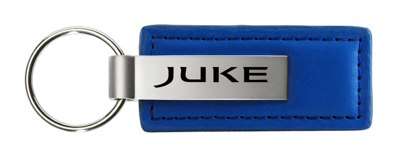 Juke Leather Key Fob - Blue