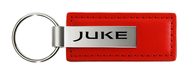 Juke Leather Key Fob - Red