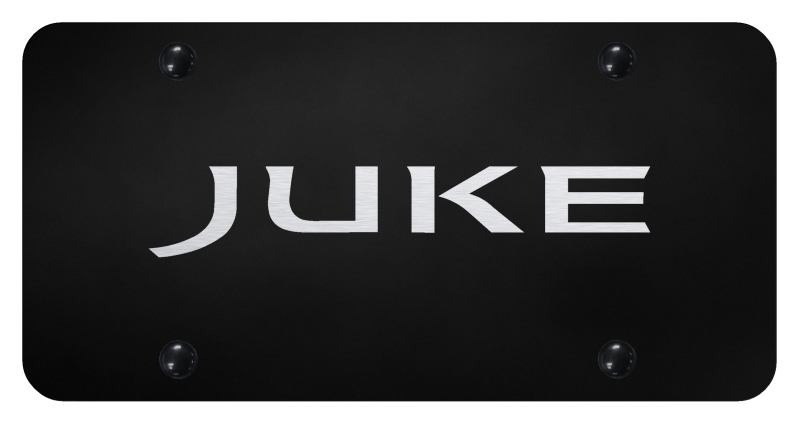 Juke License Plate - Laser Etched Black