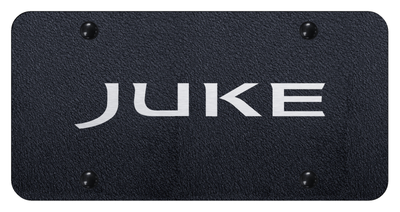 Juke License Plate - Laser Etched Rugged Black