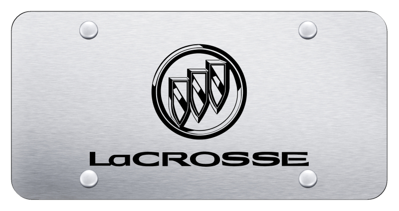 LaCrosse License Plate - Laser Etched Brushed