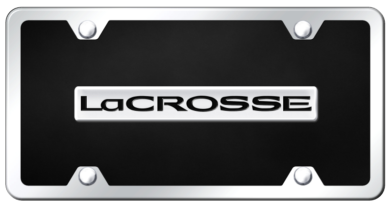LaCrosse Name Acrylic Kit - Chrome on Black