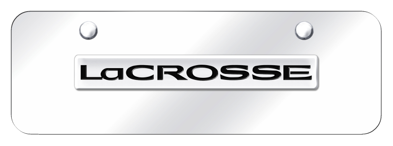 LaCrosse Name Mini Plate - Chrome on Mirrored
