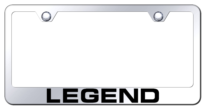 Legend Stainless Steel Frame - Laser Etched Mirrored