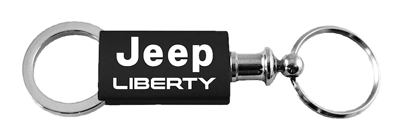 Liberty Anodized Aluminum Valet Key Fob - Black