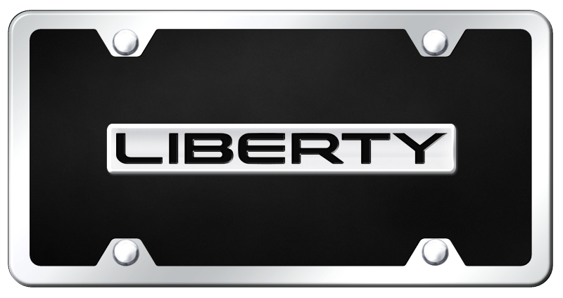 Liberty Name Acrylic Kit - Chrome on Black