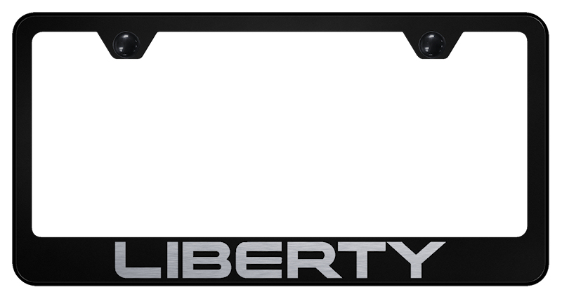 Liberty Stainless Steel Frame - Laser Etched Black