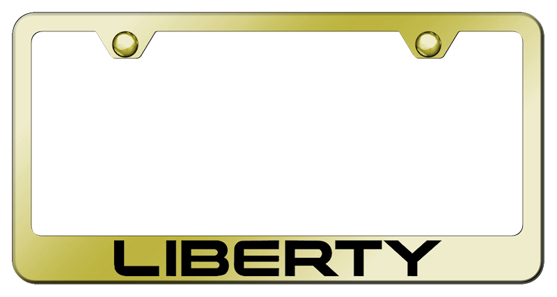 Liberty Stainless Steel Frame - Laser Etched Gold