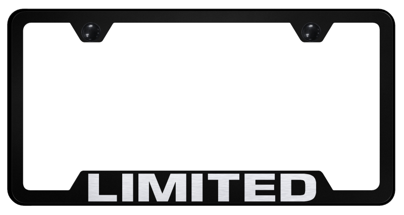 Limited Cut-Out Frame - Laser Etched Black