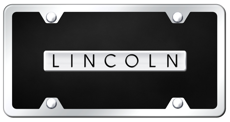 Lincoln Name Acrylic Kit - Chrome on Black