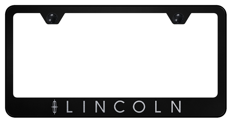 Lincoln Stainless Steel Frame - Laser Etched Black