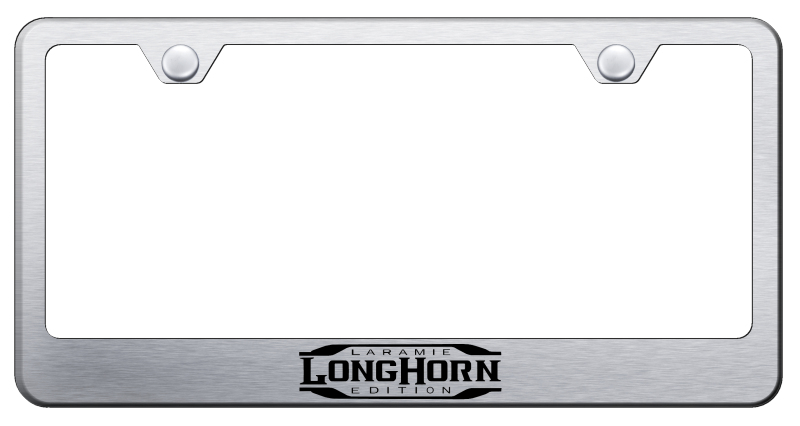Longhorn Laramie Stainless Steel Frame - Etched Brushed