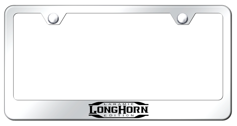 Longhorn Laramie Stainless Steel Frame - Etched Mirrored