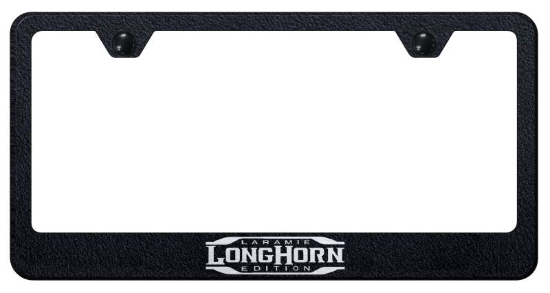 Longhorn Laramie Stainless Steel Frame - Etched Rugged Black