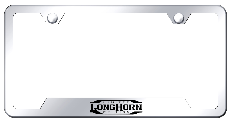 Longhorn Limited Edition Cut-Out Frame - Etched Mirrored