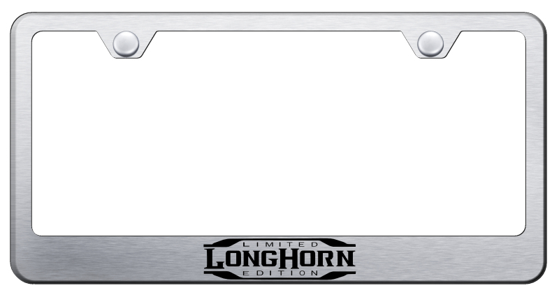 Longhorn Limited Edition Stainless Frame - Etched Brushed