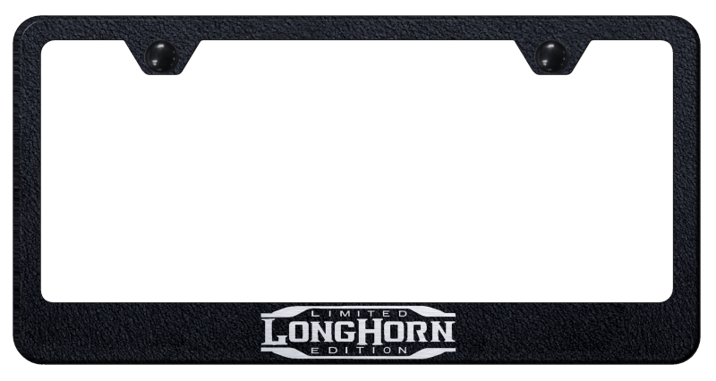 Longhorn Limited Edition Stainless Frame - Etched Rgd Black