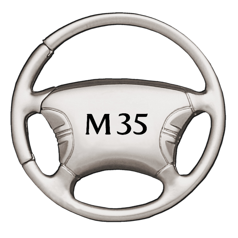 M35 Steering Wheel Key Fob - Silver