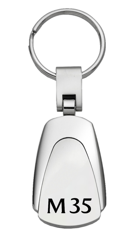 M35 Teardrop Key Fob - Silver