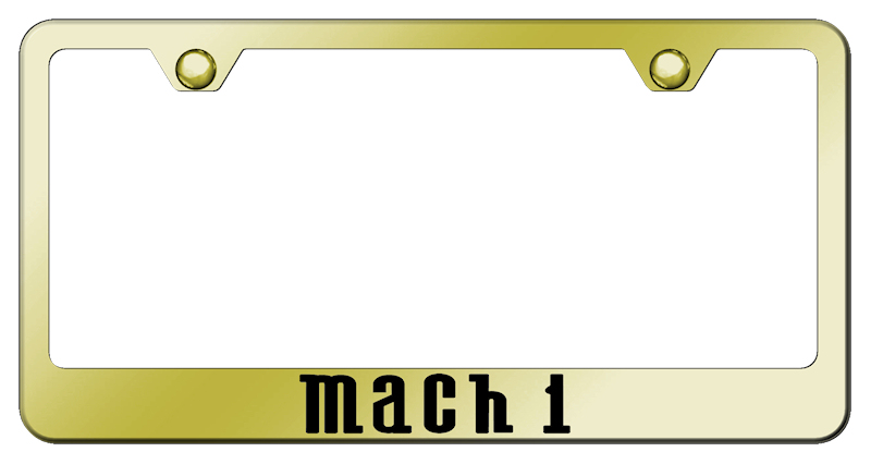 Mach 1 Stainless Steel Frame - Laser Etched Gold