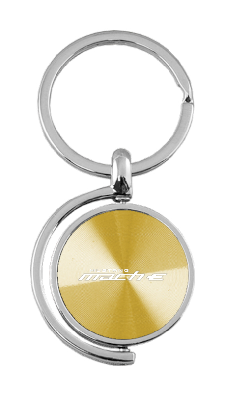 Mach-E Spinner Key Fob - Gold