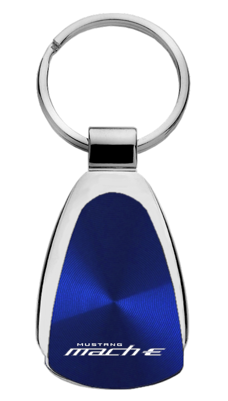 Mach-E Teardrop Key Fob - Blue