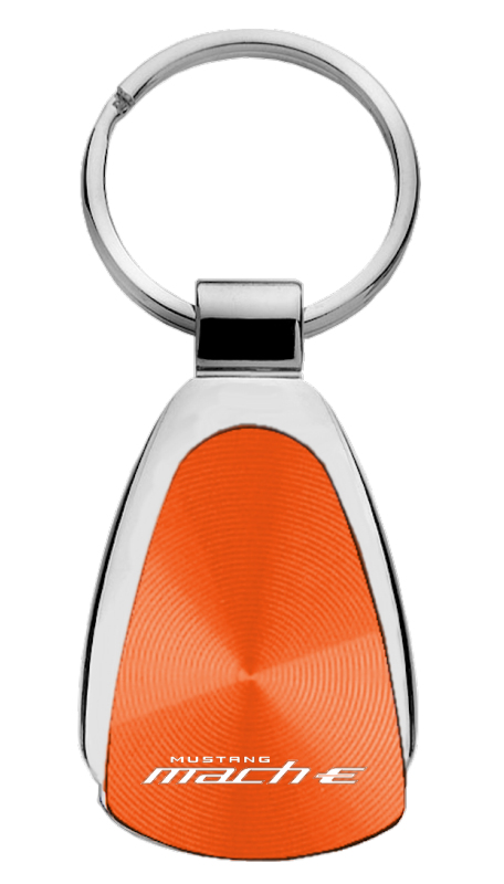 Mach-E Teardrop Key Fob - Orange