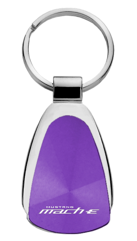 Mach-E Teardrop Key Fob - Purple