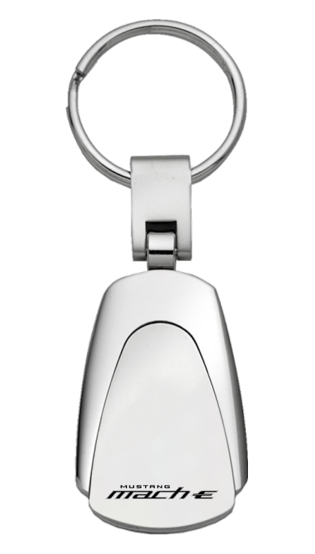 Mach-E Teardrop Key Fob - Silver