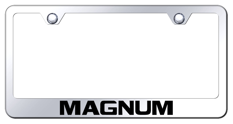 Magnum Stainless Steel Frame - Laser Etched Mirrored