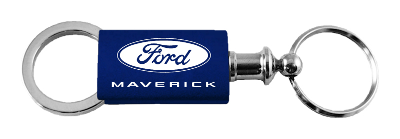 Maverick 2022 Anodized Aluminum Valet Key Fob - Navy