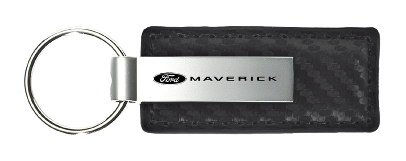 Maverick 2022 Carbon Fiber Leather Key Fob - Black