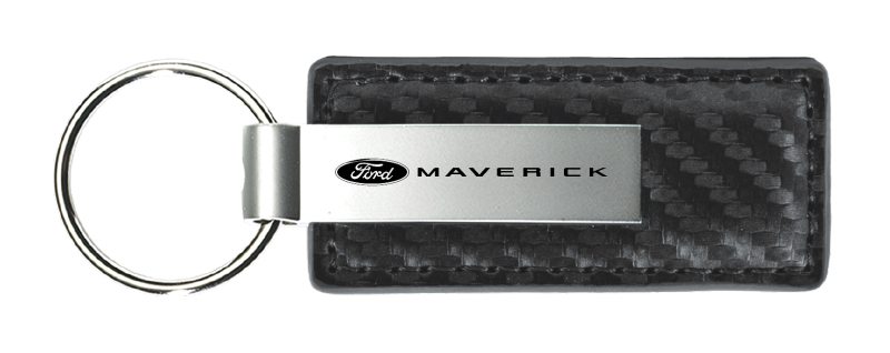 Maverick 2022 Carbon Fiber Leather Key Fob - Gun Metal