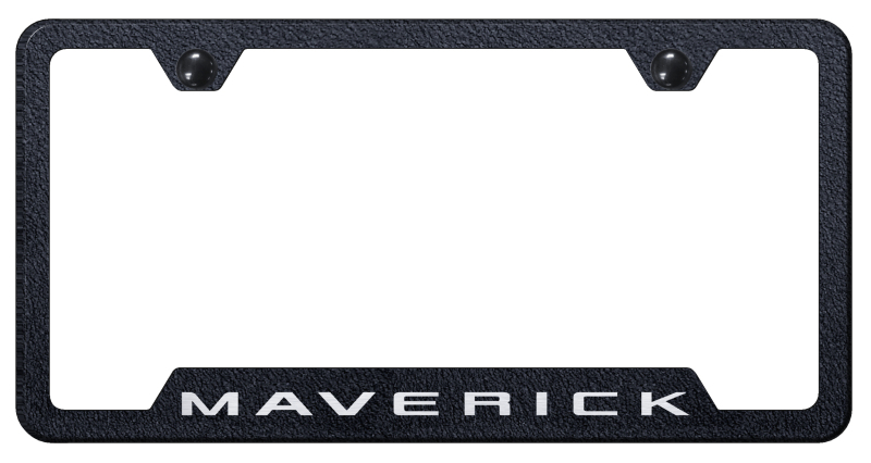Maverick 2022 Cut-Out Frame - Laser Etched Rugged Black