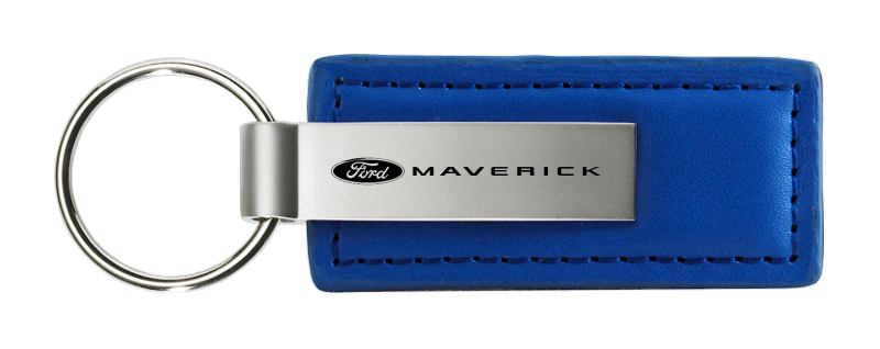 Maverick 2022 Leather Key Fob - Blue