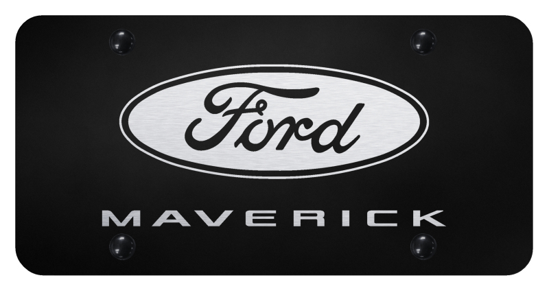 Maverick 2022 License Plate - Laser Etched Black