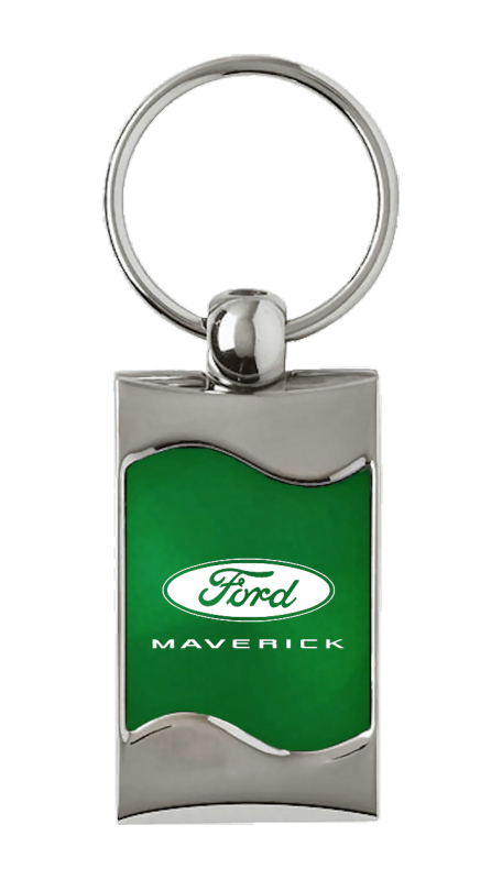 Maverick 2022 Rectangular Wave Key Fob - Green