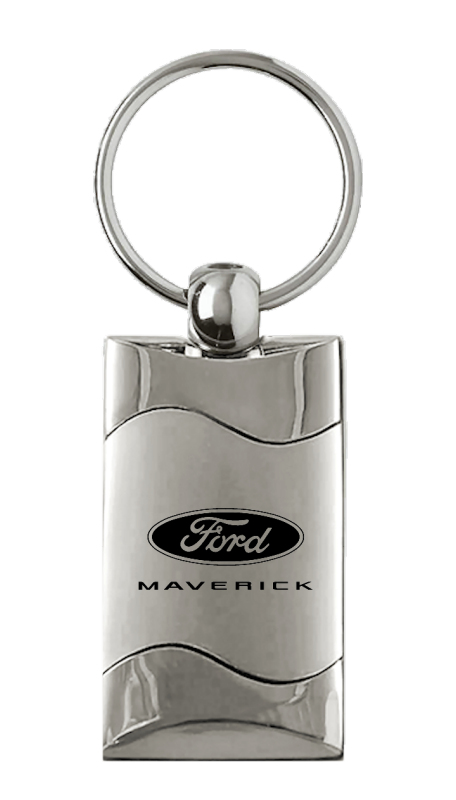 Maverick 2022 Rectangular Wave Key Fob - Silver