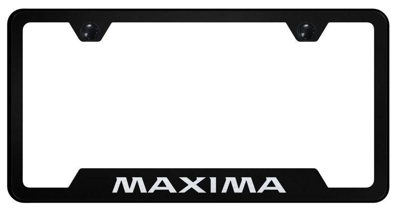 Maxima Cut-Out Frame - Laser Etched Black