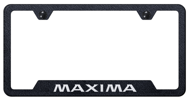 Maxima Cut-Out Frame - Laser Etched Rugged Black