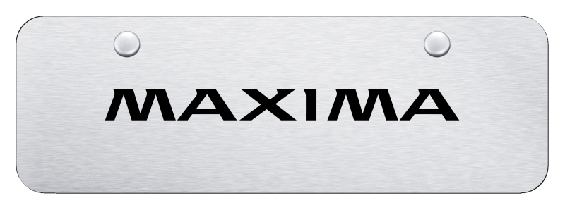 Maxima Mini Plate - Laser Etched Brushed
