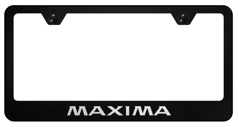 Maxima Stainless Steel Frame - Laser Etched Black