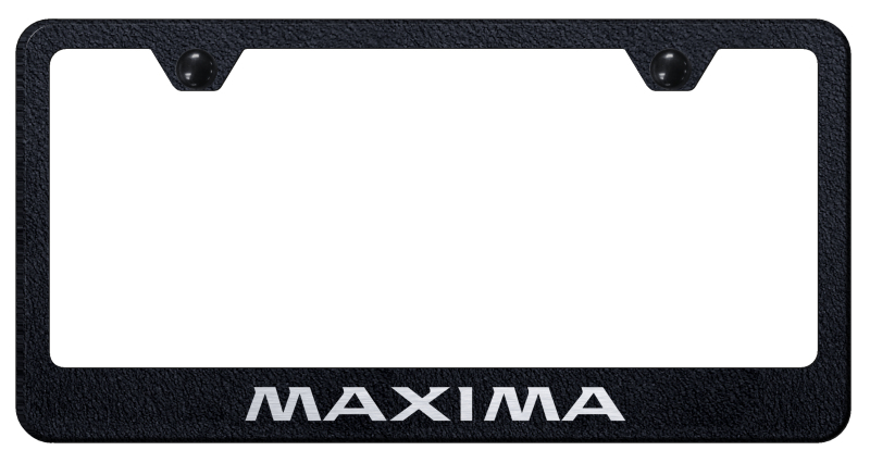 Maxima Stainless Steel Frame - Laser Etched Rugged Black