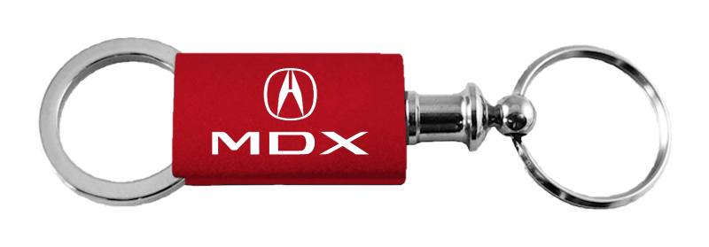 MDX Anodized Aluminum Valet Key Fob - Red