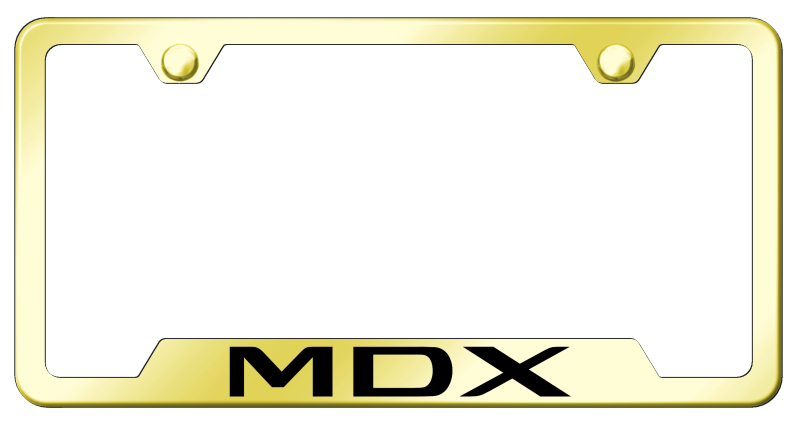 MDX Cut-Out Frame - Laser Etched Gold