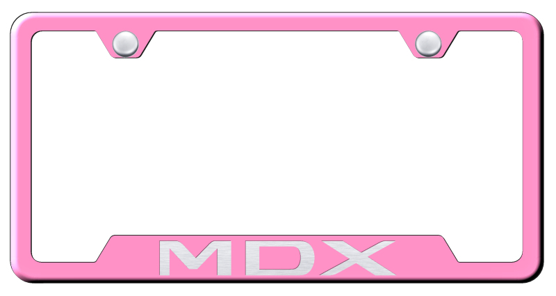 MDX Cut-Out Frame - Laser Etched Pink