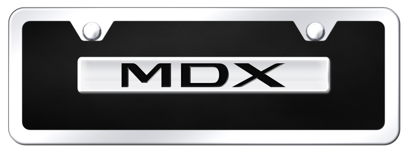 MDX Name Acrylic Mini Kit - Chrome on Black