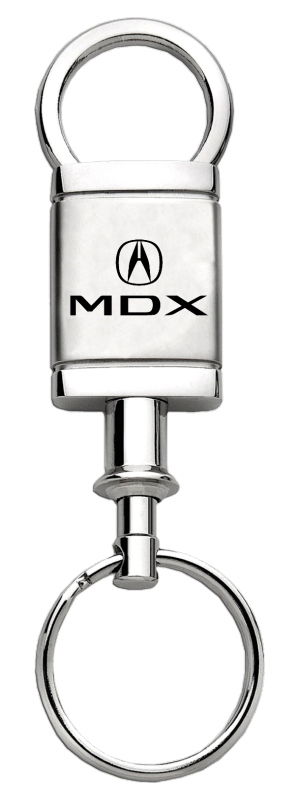 MDX Satin-Chrome Valet Key Fob - Silver