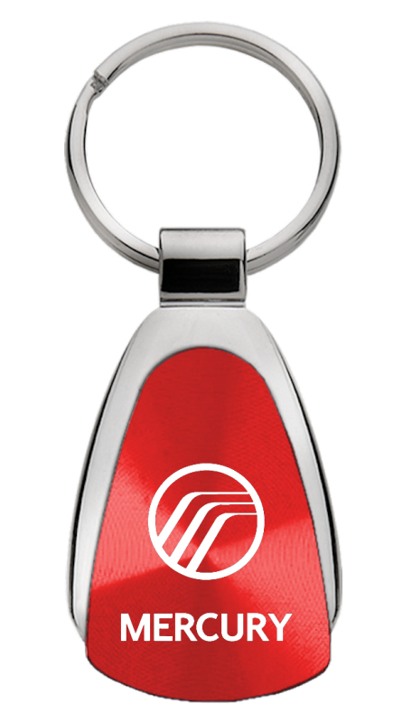 Mercury Teardrop Key Fob - Red