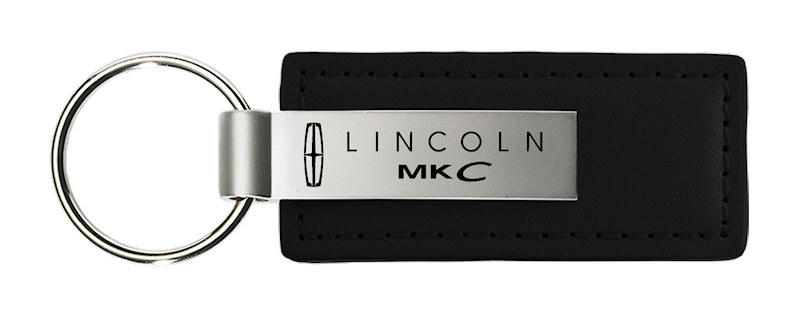 MKC Leather Key Fob - Black